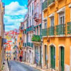 Une rue de Lisbonne