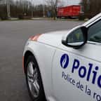 Une voiture de police belge