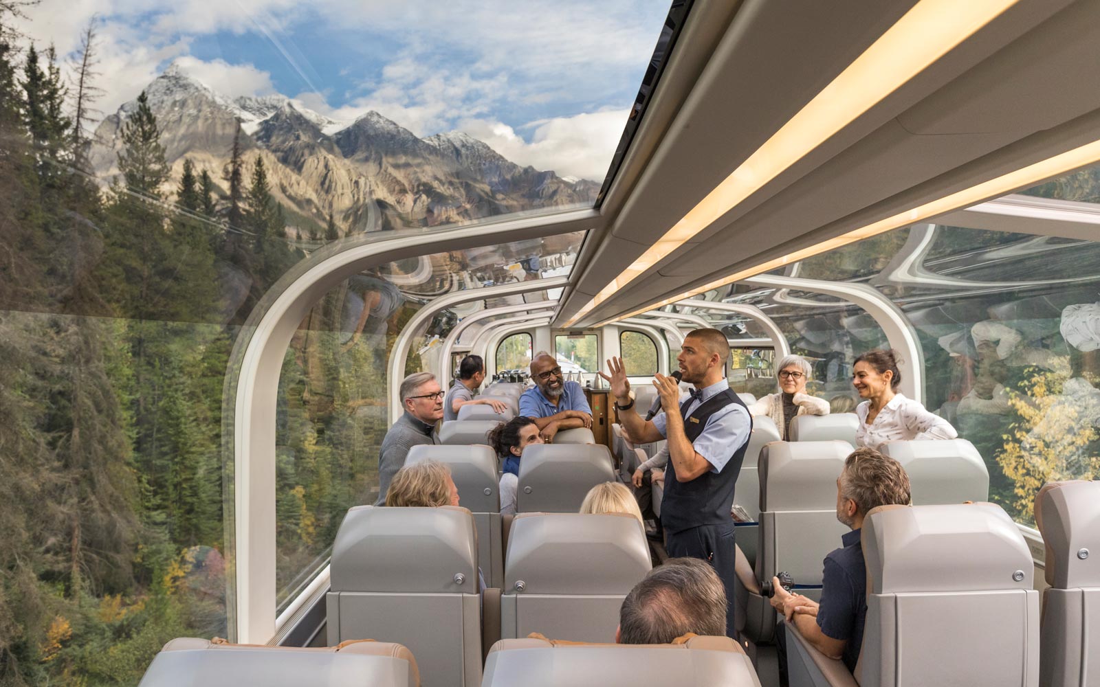 voyage touristique en train au canada