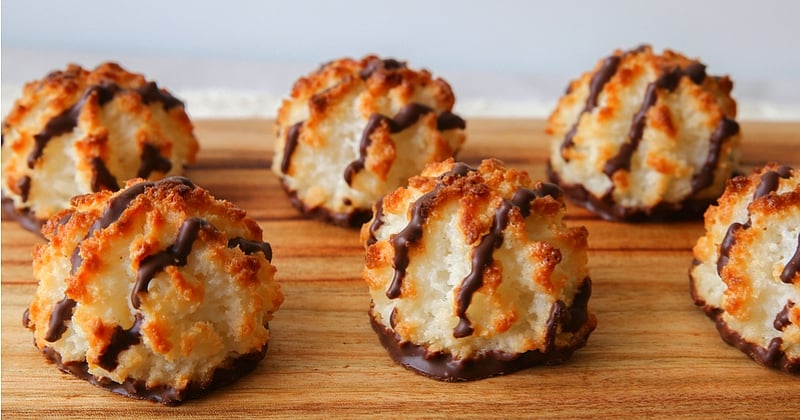 Rochers à la noix de coco et au chocolat !