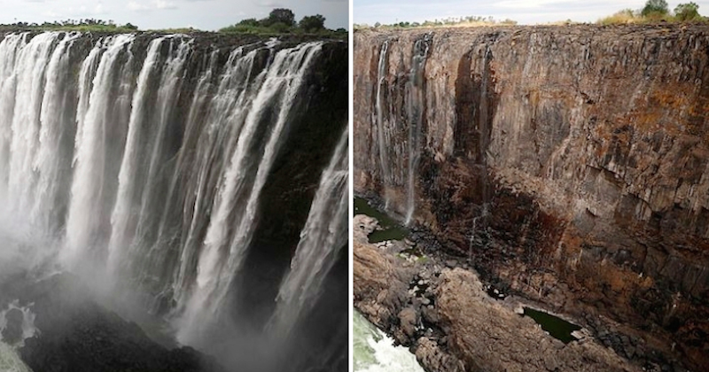 Chutes Victoria cascade Zimbabwe