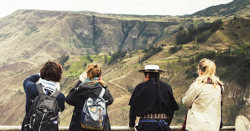 touristes en voyage