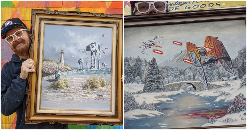 Tableau Star Wars Peinture