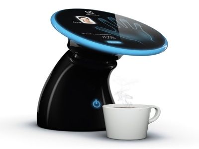 Une cafetière à reconnaissance digitale
