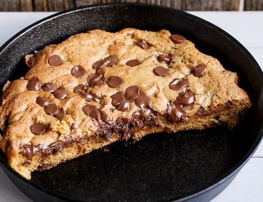 LE COOKIE GÉANT A LA POELE