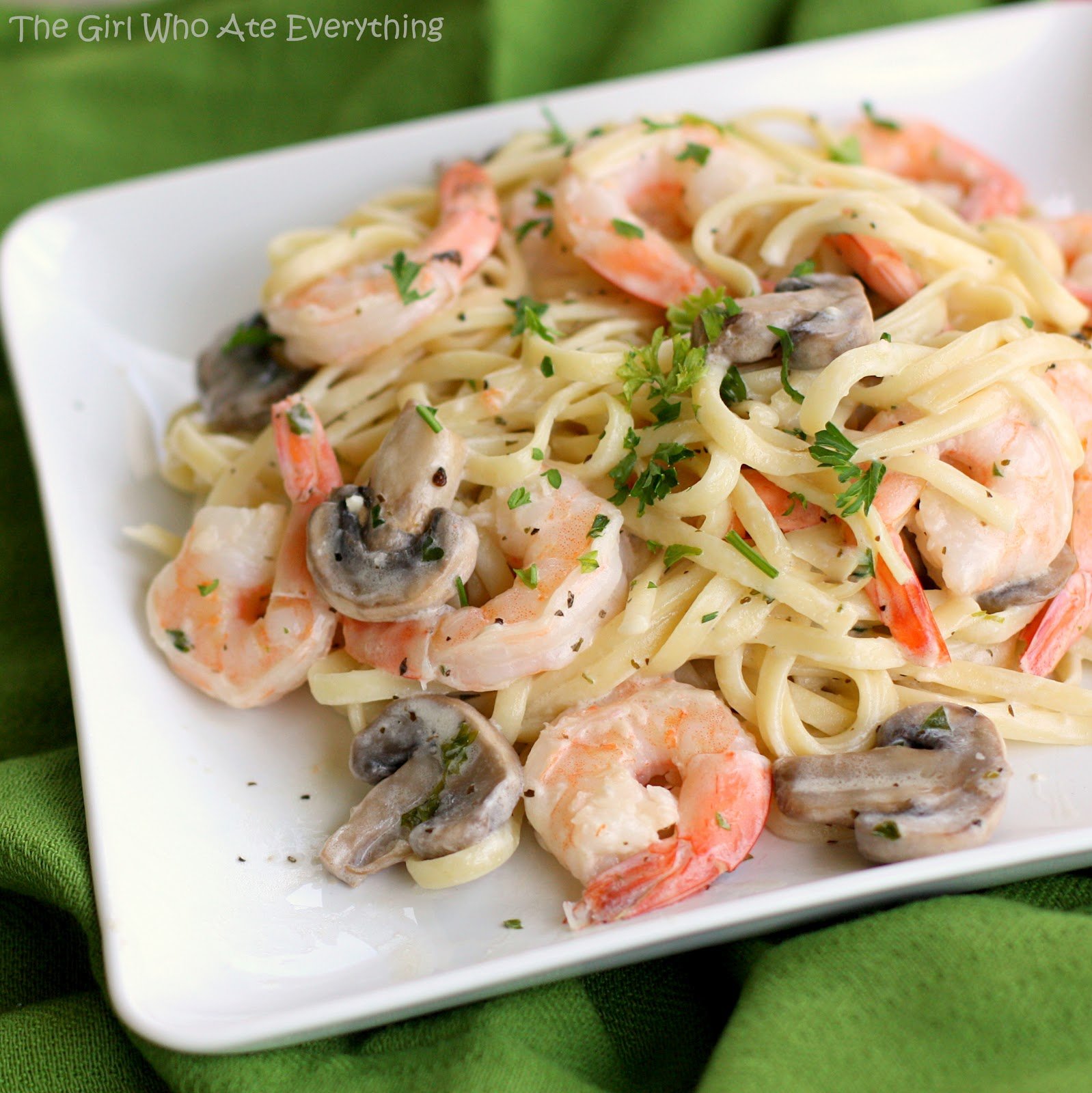 Recette Tagliatelles Aux Crevettes Aux Champignons Et à La