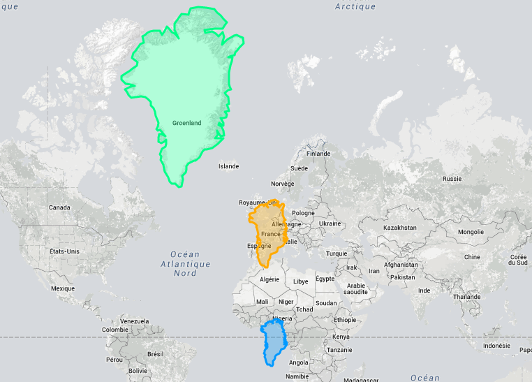 Voici La Vraie Taille De Ces Pays Lorsque Vous Allez Voir