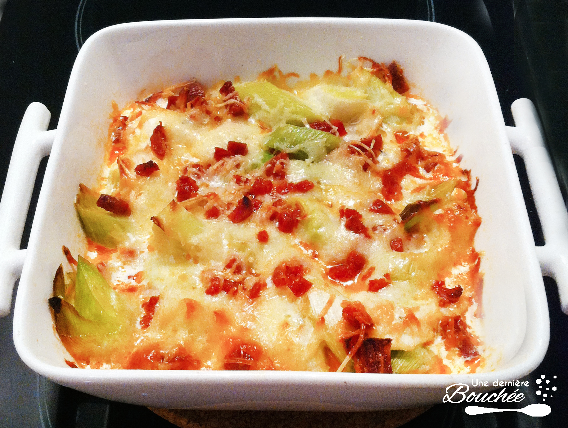 Recette Gratin Poireaux Fromage Chorizo