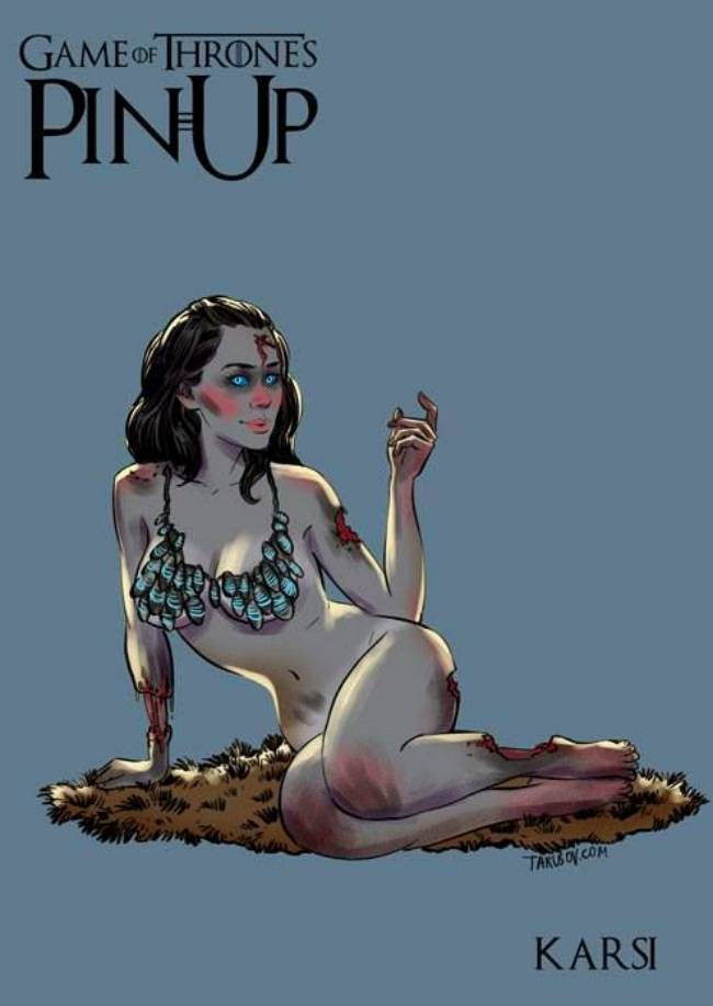 Cet Artiste Ré Imagine Les Filles De Game Of Thrones Façon Pin Up Et ça Déchire