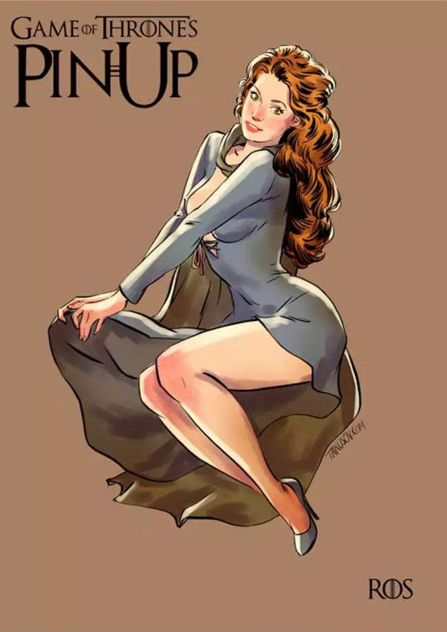 Cet Artiste Ré Imagine Les Filles De Game Of Thrones Façon Pin Up Et ça Déchire