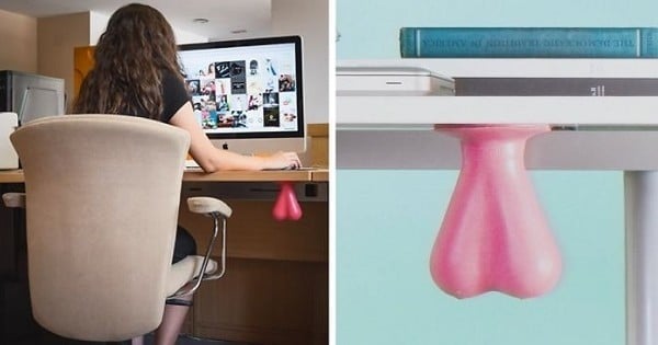 Avec ces nouvelles boules anti-stress accrochées sous votre bureau, vos journées de travail passeront plus tranquillement