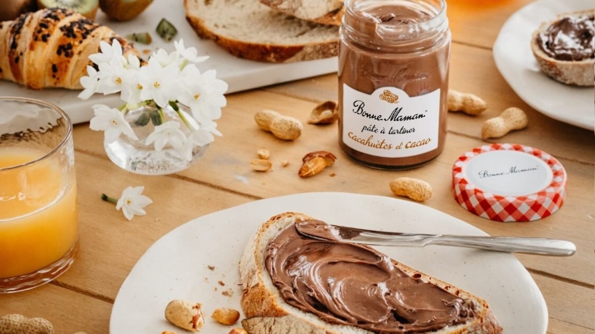 Alerte gourmandise ! Bonne Maman dévoile sa nouvelle recette de pâte à tartiner cacao et... cacahuètes !