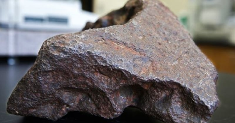 	 Le « gros caillou » qu'il utilisait pour caler sa porte était en fait une météorite valant 100 000 dollars