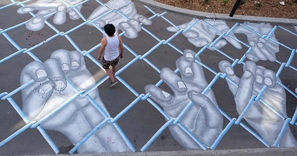 16 routes et rues transformées en de superbes œuvres d'art grâce au talent incroyable d'un street-artist