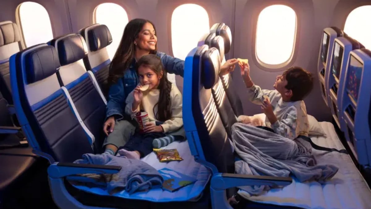 Les lits dans l'avion