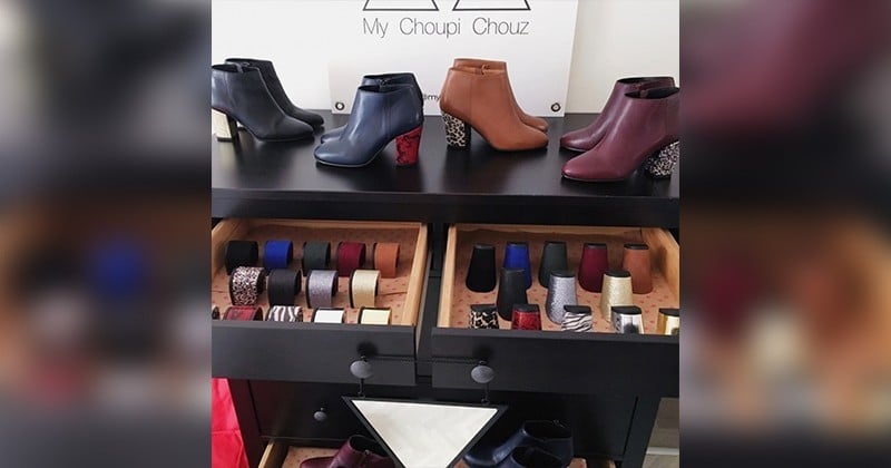 bottines talons interchangeables