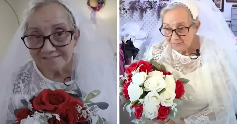 À 77 ans, elle obtient enfin le mariage dont elle avait rêvé toute sa vie en se mariant... avec elle-même