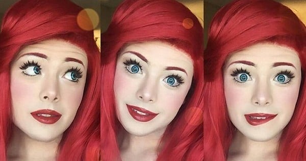 Ses costumes et maquillages Disney sont absolument bluffants : mais quand vous allez découvrir son identité, vous serez choqué !