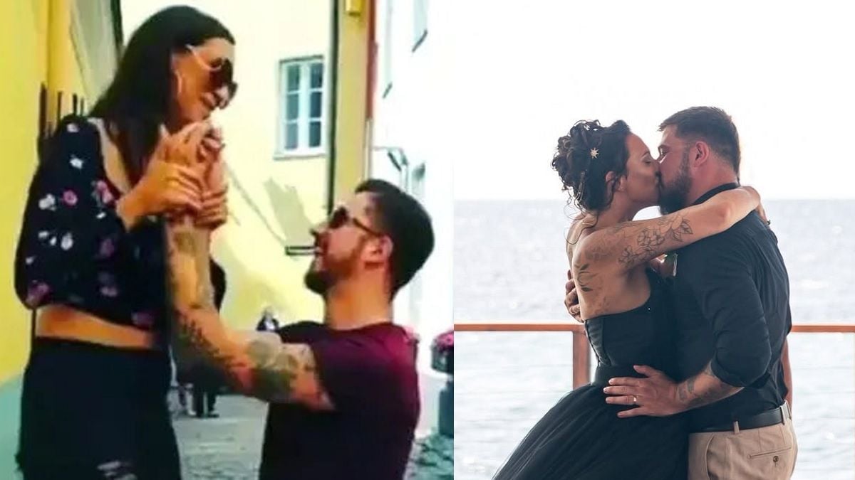 Après 43 demandes en mariage en sept ans, sa compagne lui a enfin dit ‭« oui‭ »