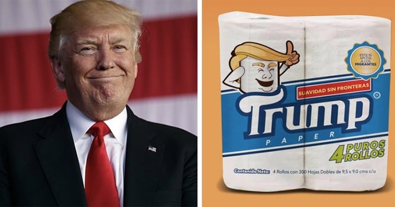 Un Mexicain a inventé un papier toilette «Trump», qui financera des organisations pour aider les migrants !