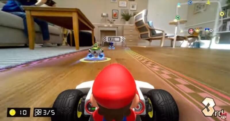 Avec un nouveau jeu, Nintendo propose de transformer son salon en circuit de Mario Kart