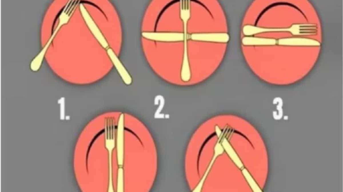 Votre manière de poser vos couverts sur votre assiette en dit long sur votre personnalité