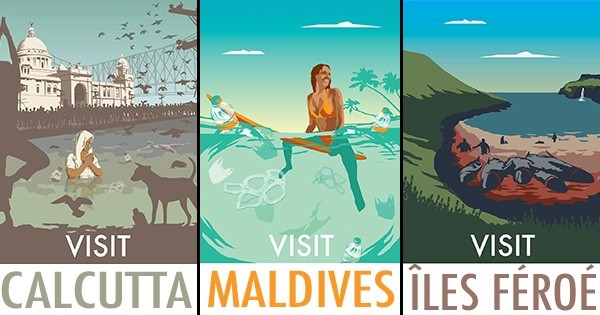 Un artiste belge illustre l'envers du décor des villes touristiques, avec un angle très critique sur la réalité locale