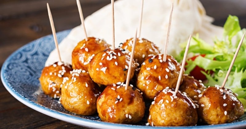 Recette Boulettes de poulet caramélisées