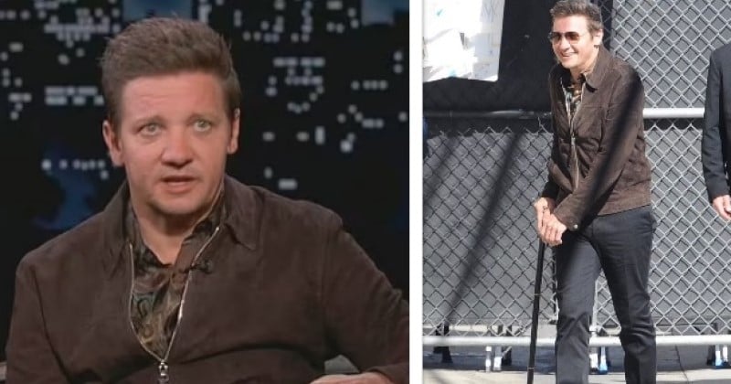 Jeremy Renner force le respect, marchant avec une canne, sourire aux lèvres 4 mois après son grave accident