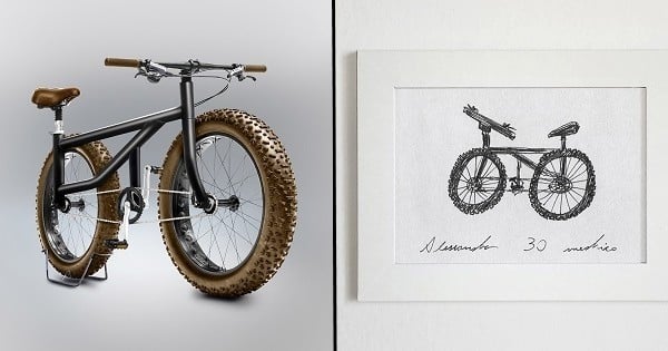 Si l'on vous demande de dessiner un vélo de mémoire, qu'est-ce que ça donnerait ? C'est ce qu'a voulu savoir un designer et le résultat est très surprenant !