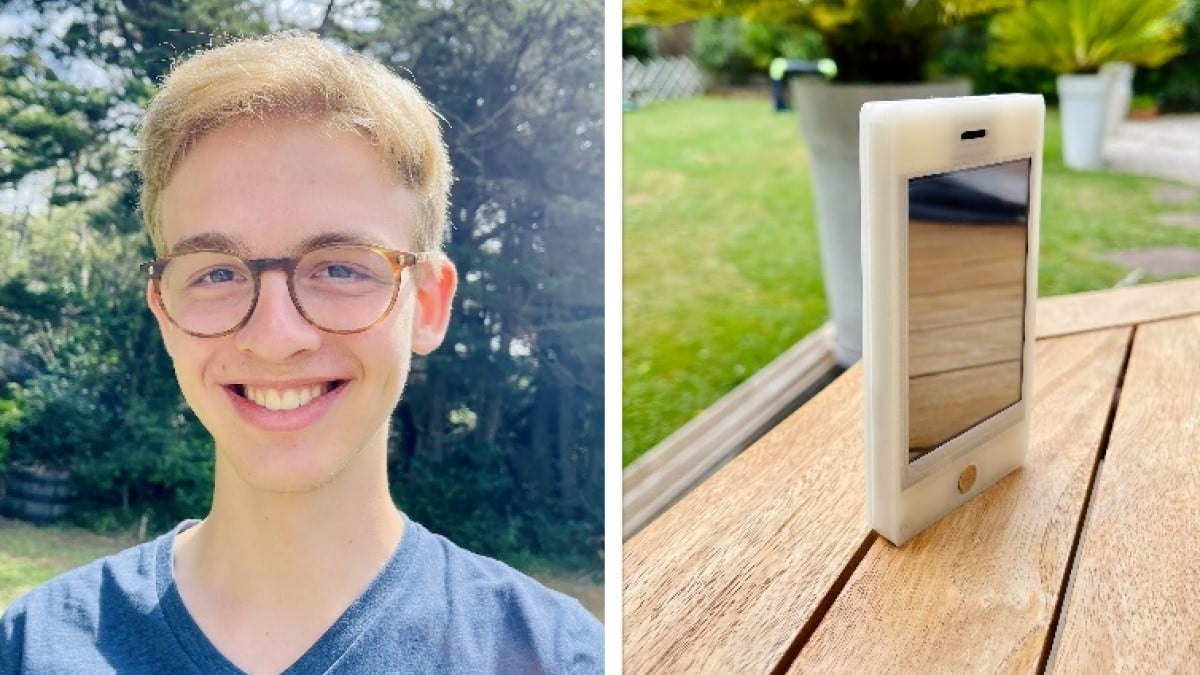 À 16 ans, il invente un téléphone à monter soi-même pour seulement 30 euros