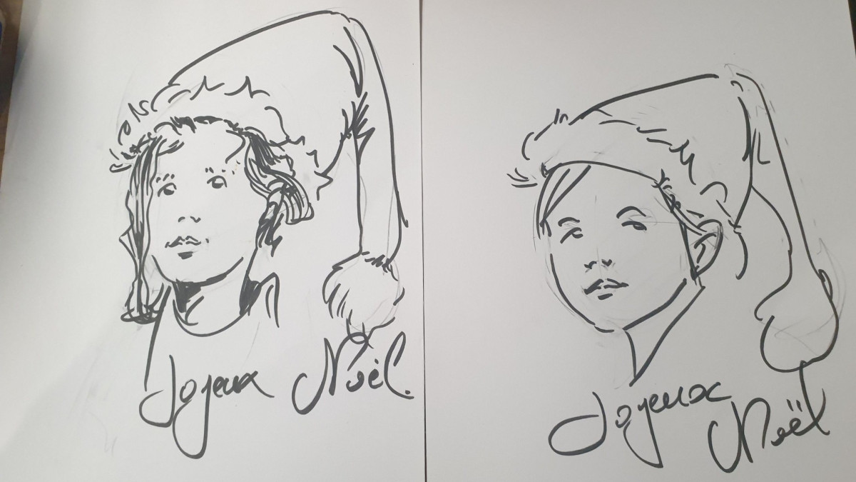 «La magie de Noël» : un inconnu lui offre un dessin de ses enfants dans un train, elle remue ciel et terre pour le retrouver