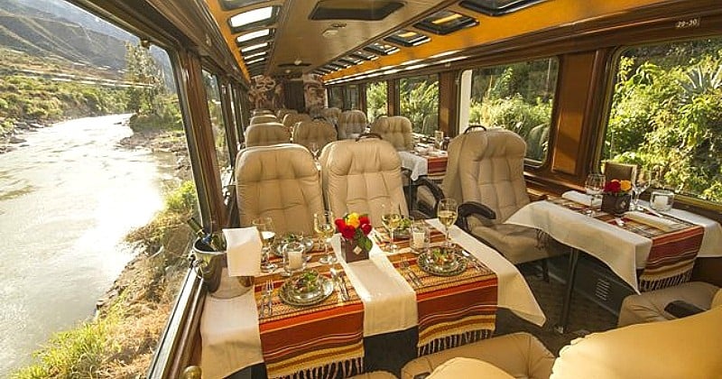 Pour 63 euros, traversez les plus beaux paysages du Pérou dans un train de luxe pour finir par le Machu Picchu