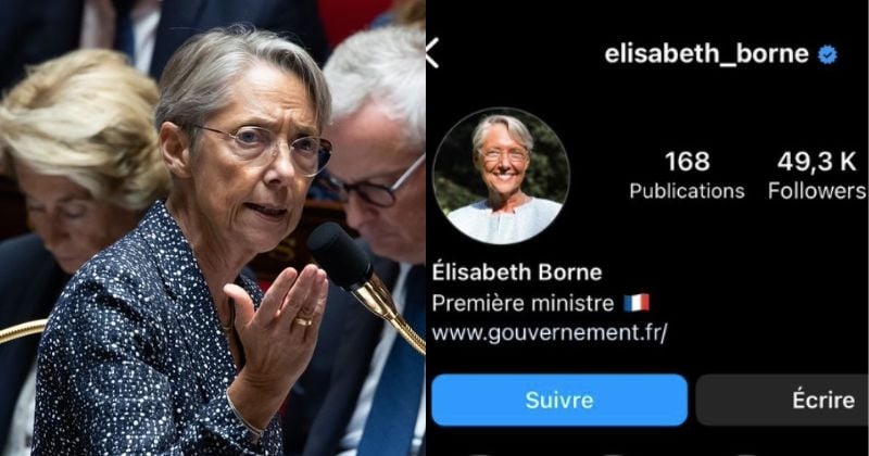 Le compte Instagram d'Élisabeth Borne a atteint les... 49,3 mille abonnés, une « vanne » qui n'a pas plu à Matignon