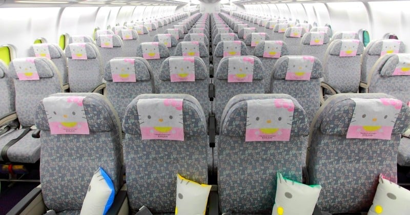 Cette compagnie a customisé ses avions en mode Hello Kitty, et ça en met plein la vue !