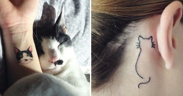 Ces 25 tatouages de chats vous donneront sans aucun doute quelques idées ! Le 6 est trop mignon !