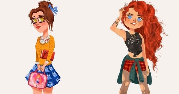 Et si les princesses Disney vivaient à notre époque ? Elles ressembleraient à ça :