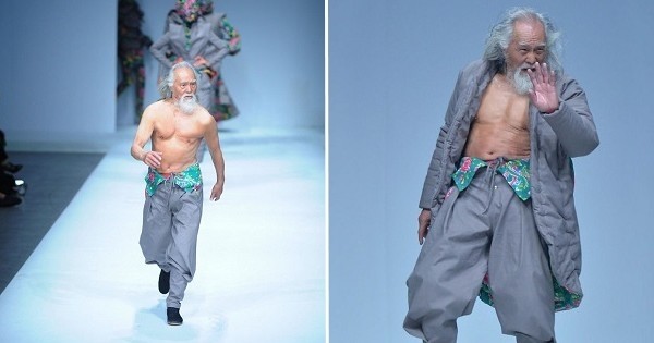 Grand-père et... mannequin à la Fashion Week ! À 80 ans, ce Chinois a ébloui tout le monde