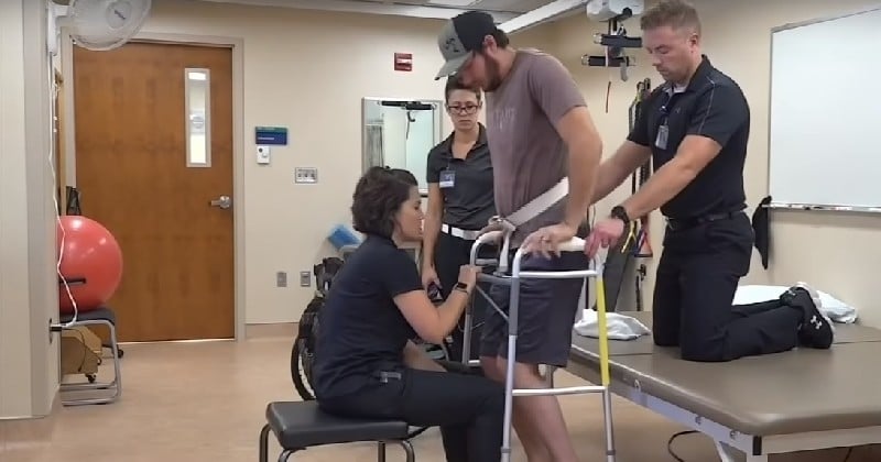 Aux États-Unis, grâce à l'implant d'une électrode dans le dos, un paraplégique réussit à remarcher