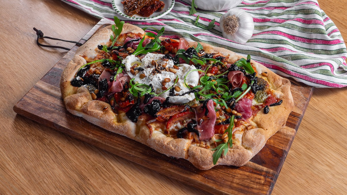 Pinsa à l'italienne