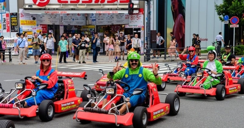 Une immense course de Mario Kart bientôt à Paris 