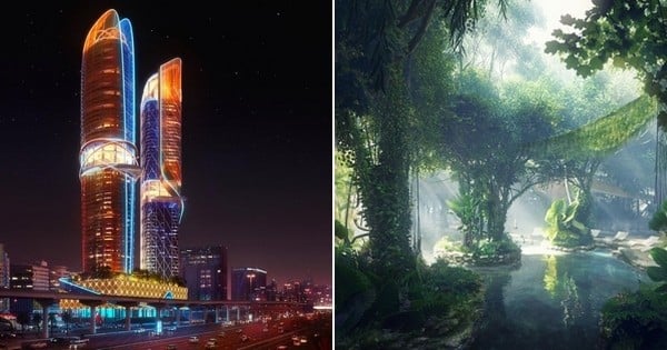 Dubaï est en train de construire le premier hôtel avec une forêt tropicale intégrée : regardez à quoi  ça ressemble