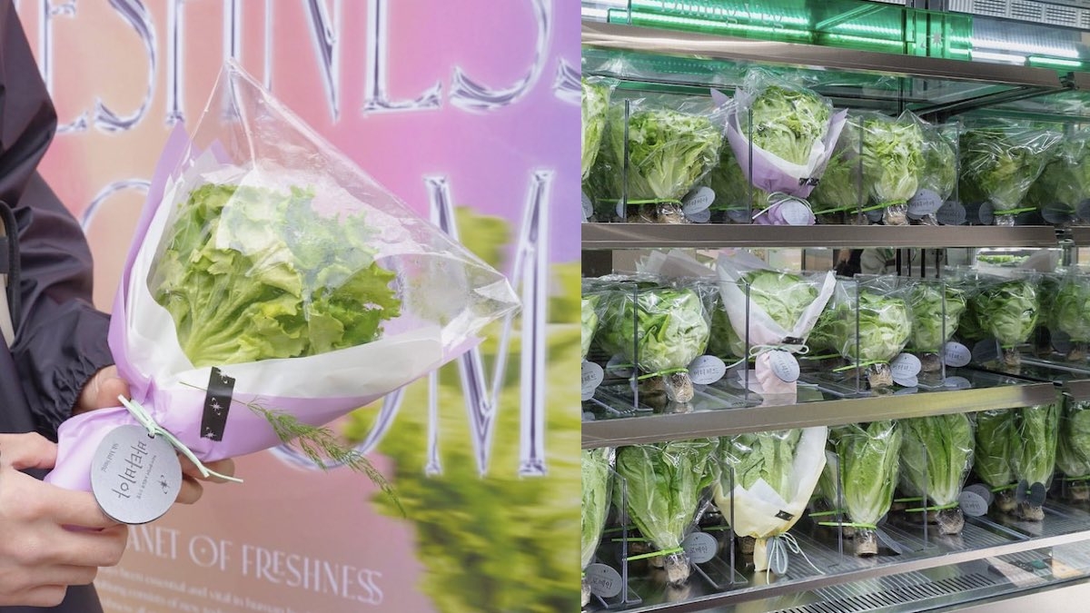 Oubliez les fleurs : maintenant, on offre des bouquets de... salade !