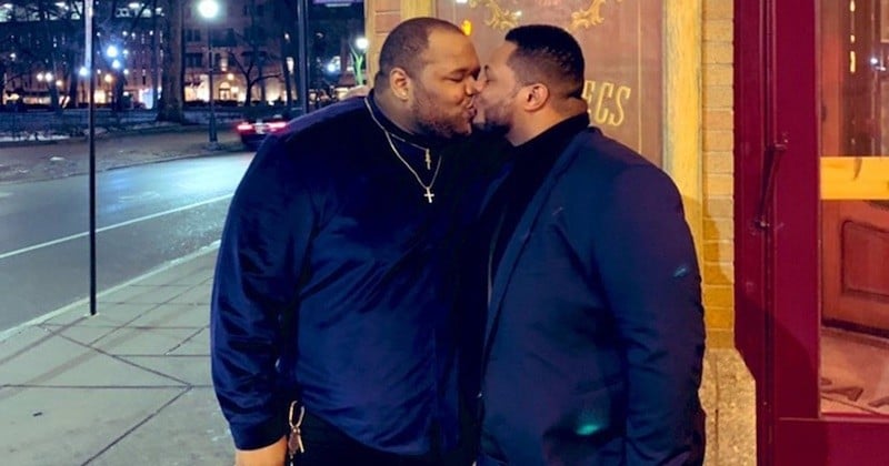 La photo d'un couple gay afro-américain qui s'embrasse devient virale sur les réseaux sociaux	