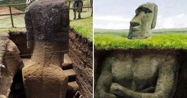 Les statues de l’île de Pâques ont un corps… Les photos de cette découverte sont incroyables ! 
