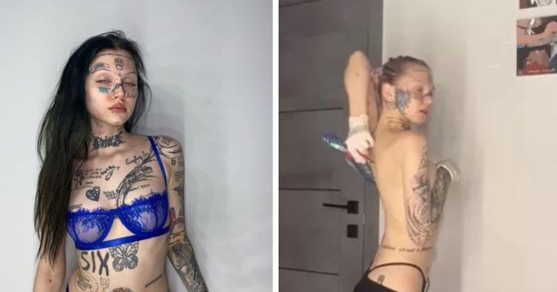 Une femme s'offre 90 tatouages, dont un incroyable encrage sur son propre dos