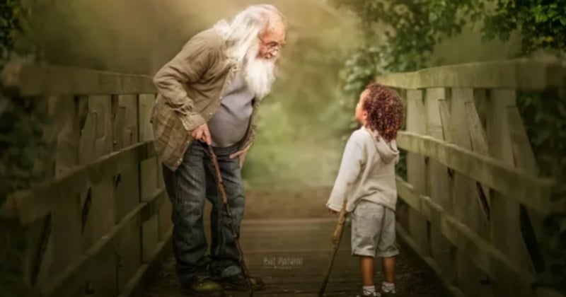 Ces photos magnifiques immortalisent l'amour entre les grands-parents et leurs petits-enfants