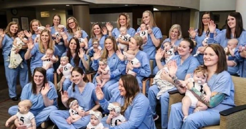 	 Baby-boom aux États-Unis, 31 infirmières du même établissement accouchent de 32 bébés presque au même moment