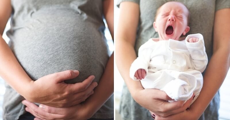 20 photos en mode avant/après qui montrent toute la beauté de l'arrivée d'un bébé