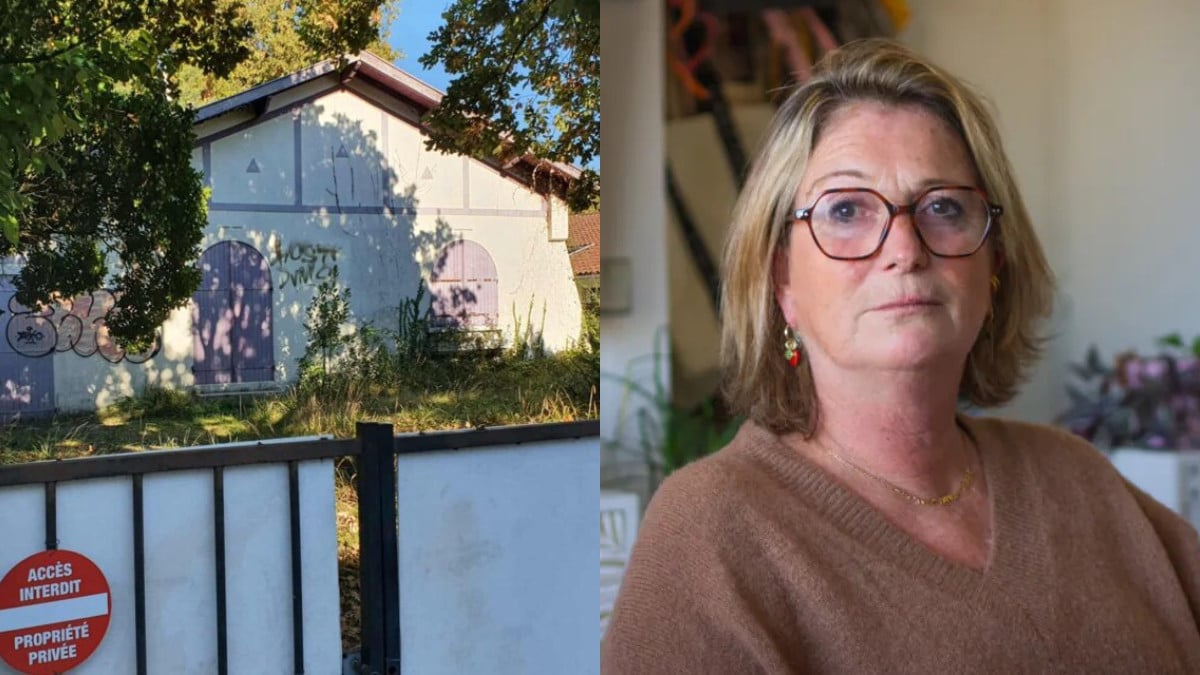 Ex-maison de Karine Lellouche (photo de droite), située à Andernos-les-Bains (Gironde)